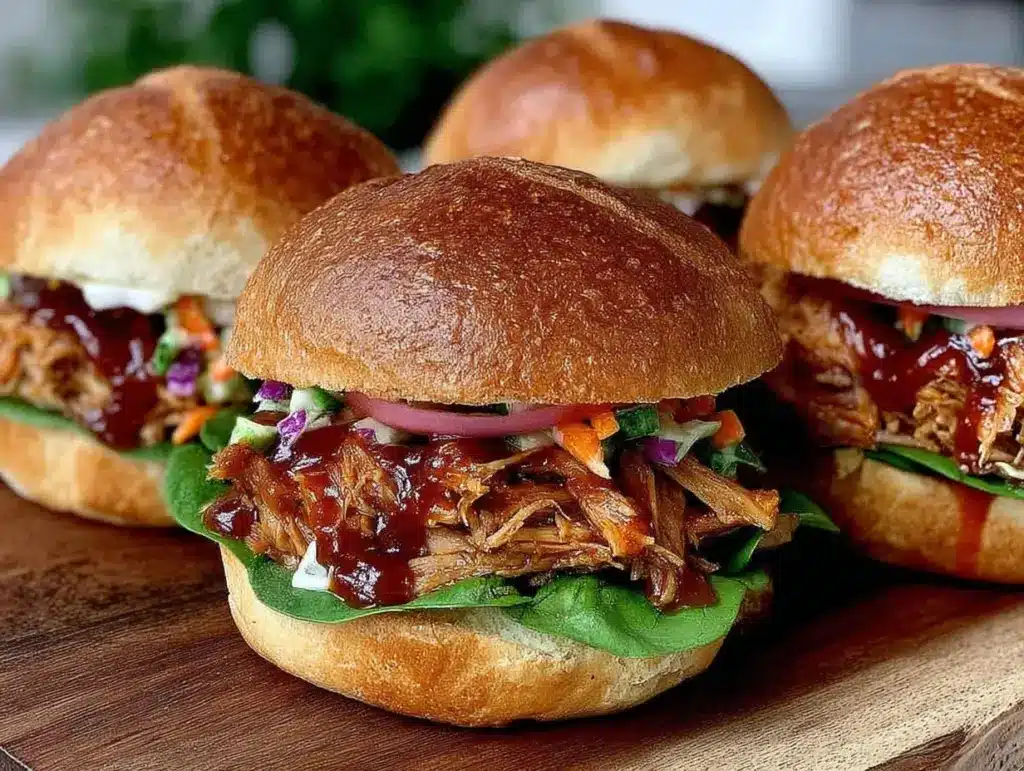 vegan BBQ jackfruit sandwiches - featured image