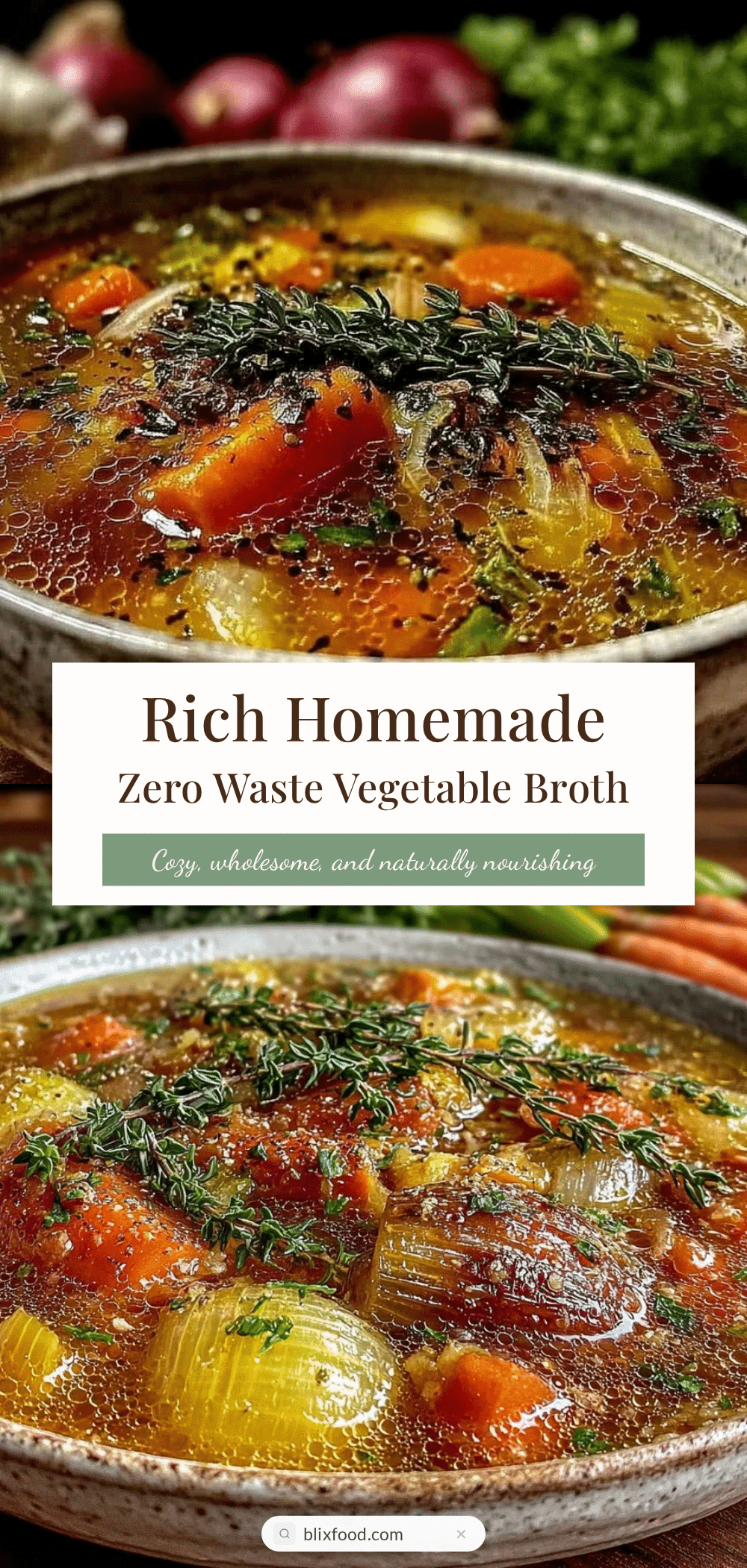 zero waste vegetable broth recipe