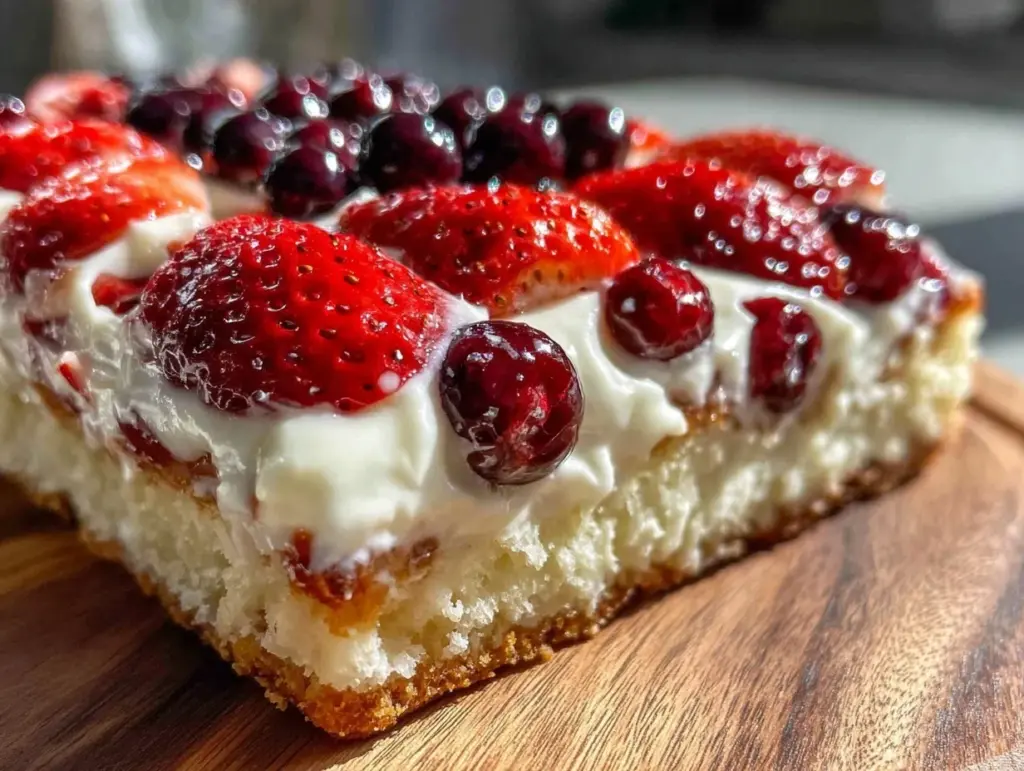 american flag sheet cake - featured image