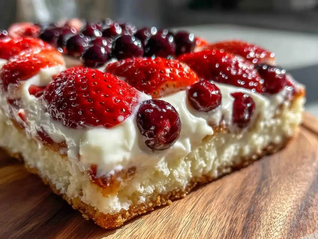 american flag sheet cake - featured image