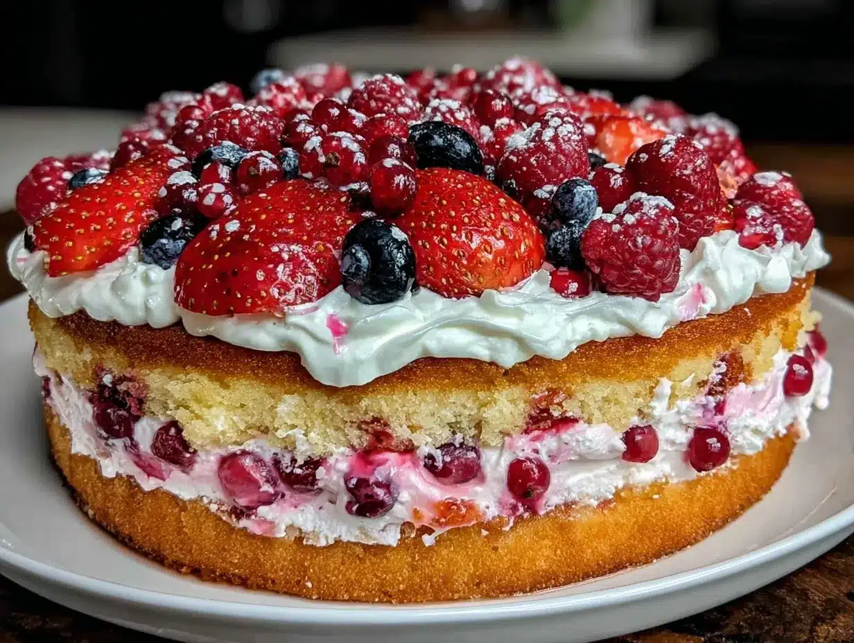 berry sweet baby shower dessert table cake preparation steps