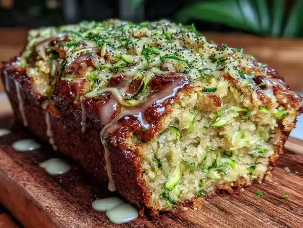brown butter zucchini loaf - featured image