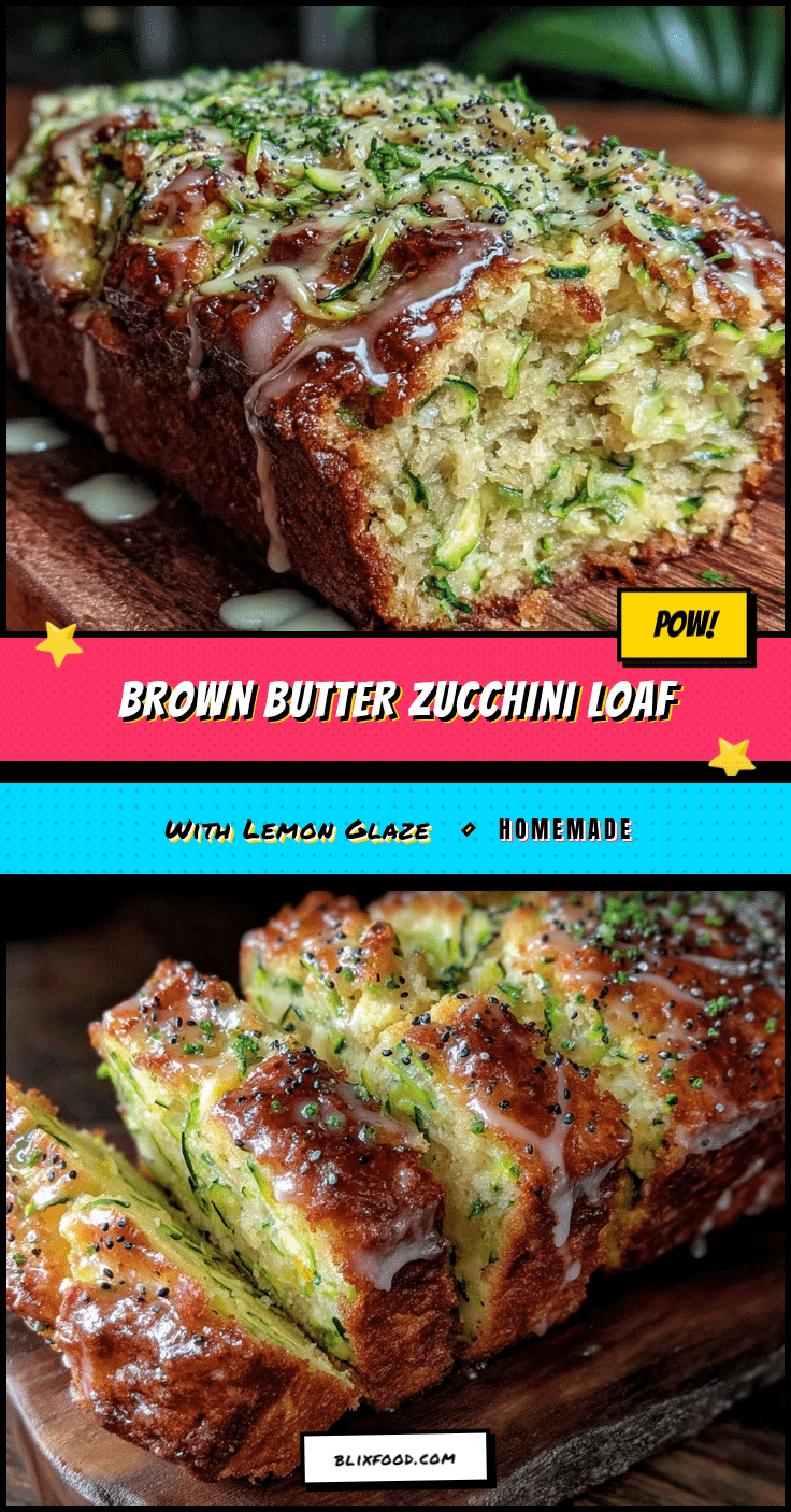 brown butter zucchini loaf recipe