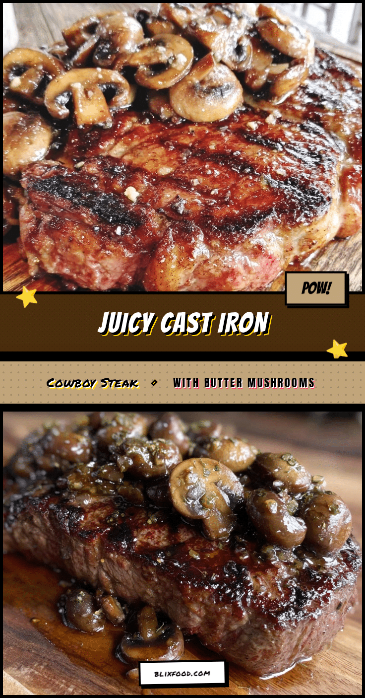 cast iron cowboy steak recipe