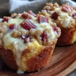 cozy rhubarb muffins - featured image