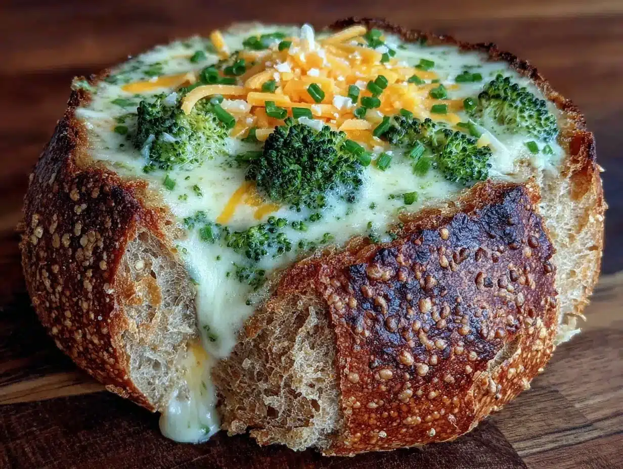 creamy broccoli cheddar soup preparation steps