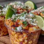 Creamy Mexican Street Corn Esquites Cups - featured image