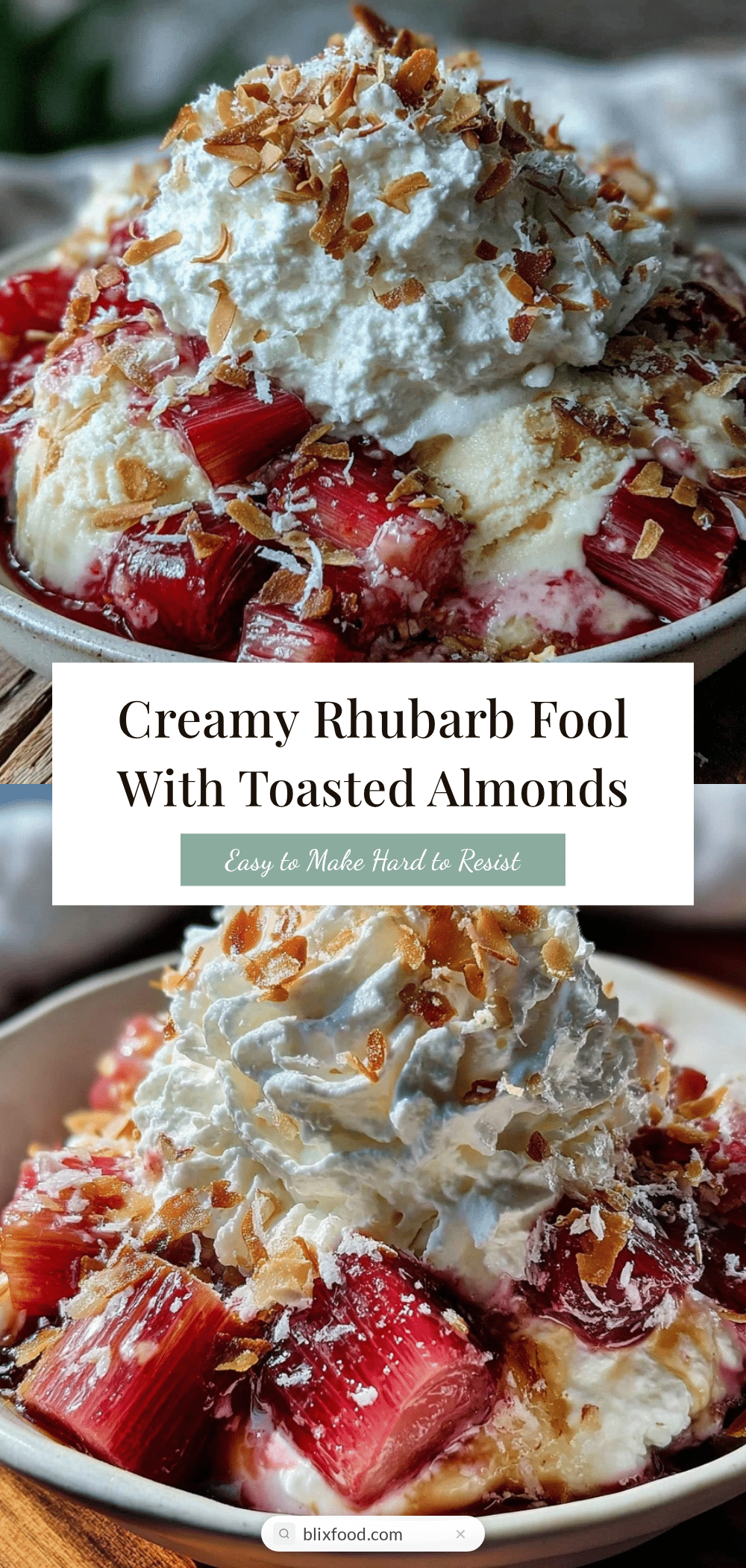 creamy rhubarb fool recipe