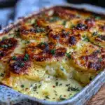 creamy scalloped potatoes - featured image