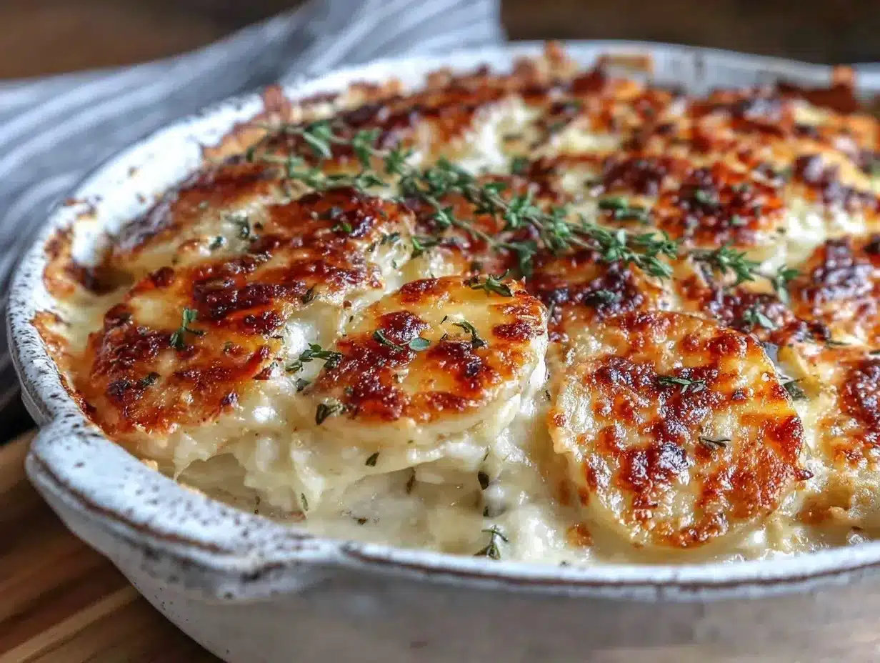 creamy scalloped potatoes preparation steps