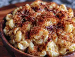 creamy smoked gouda mac and cheese - featured image
