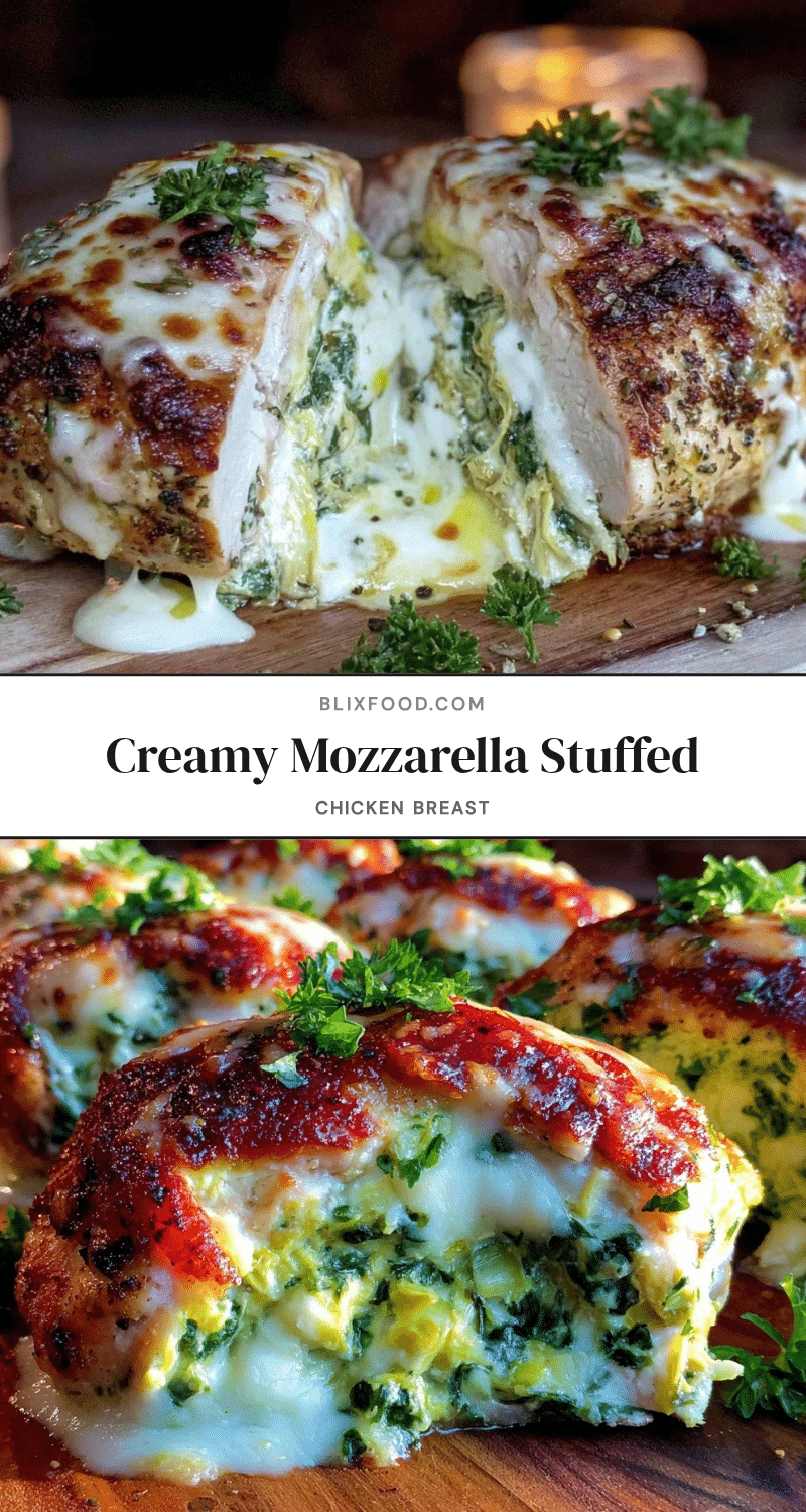 creamy spinach artichoke stuffed chicken breast recipe