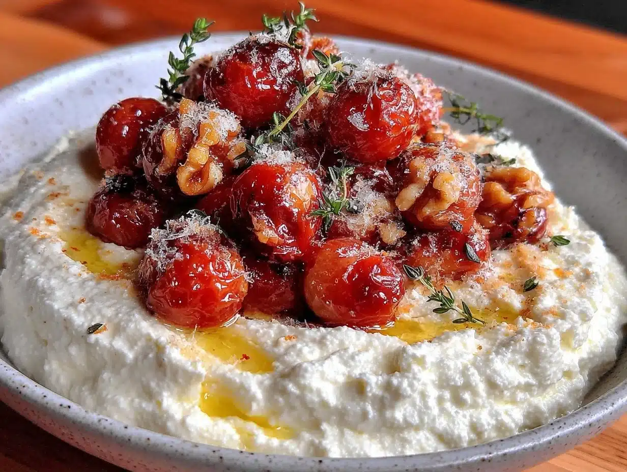creamy whipped feta dip - featured image
