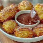 crispy air fryer churro bites - featured image
