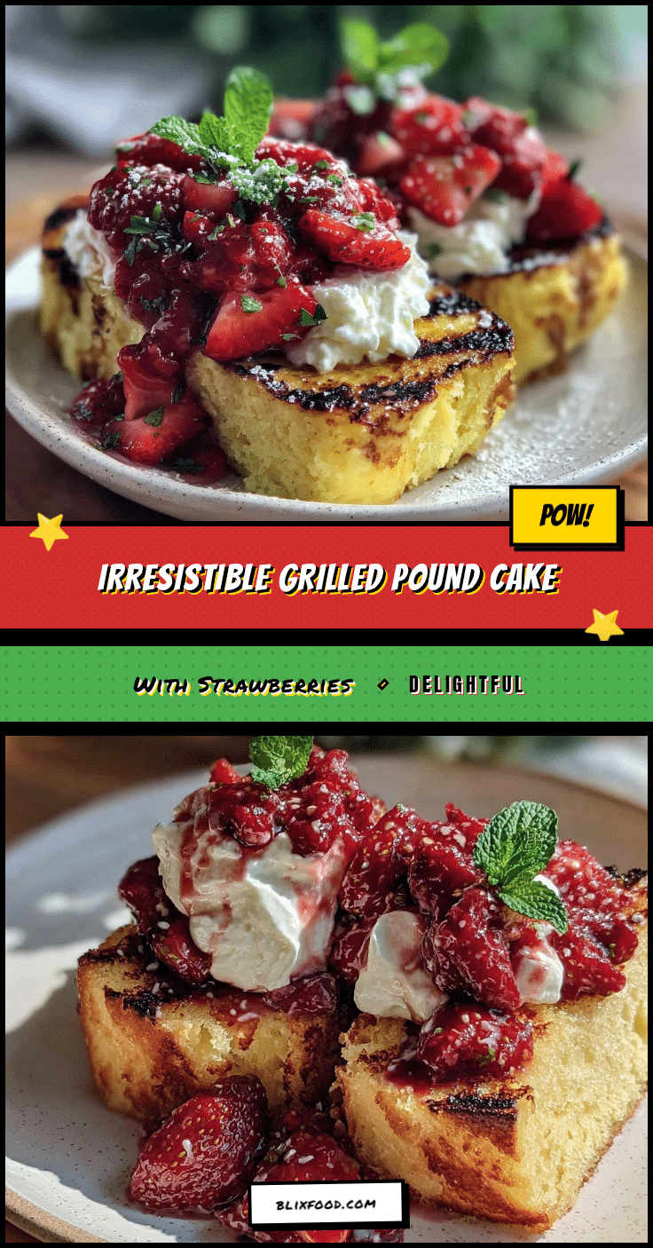 crispy grilled pound cake recipe