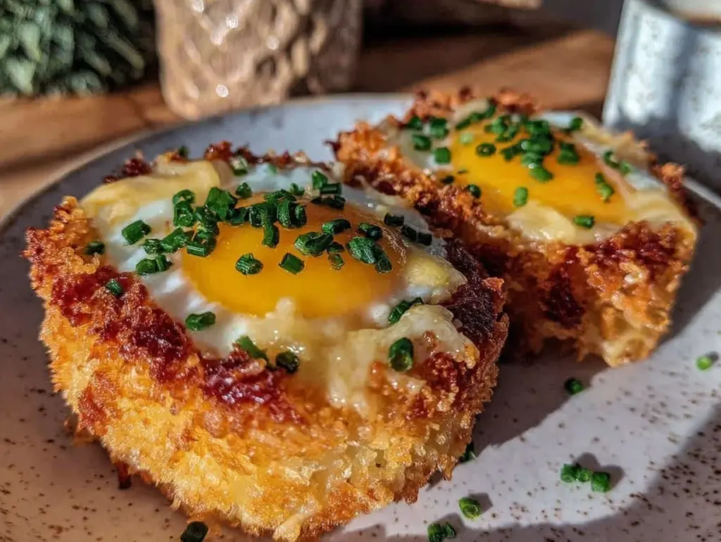 crispy hash brown egg nests - featured image