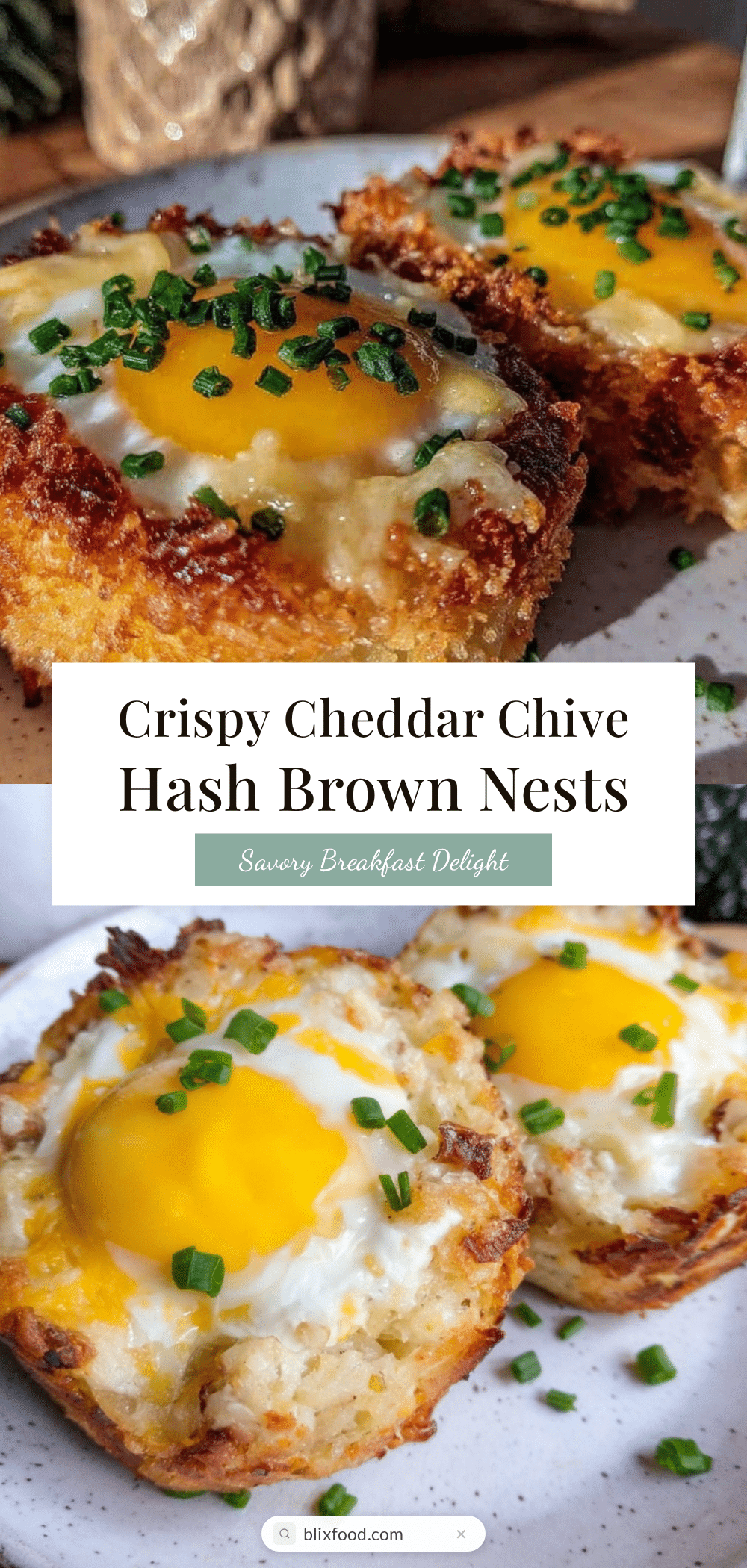 crispy hash brown egg nests recipe