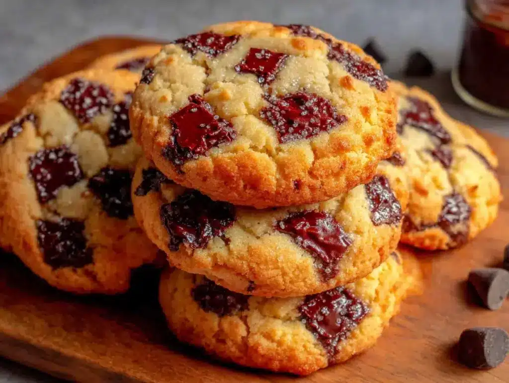 easy chewy condensed milk cookies - featured image