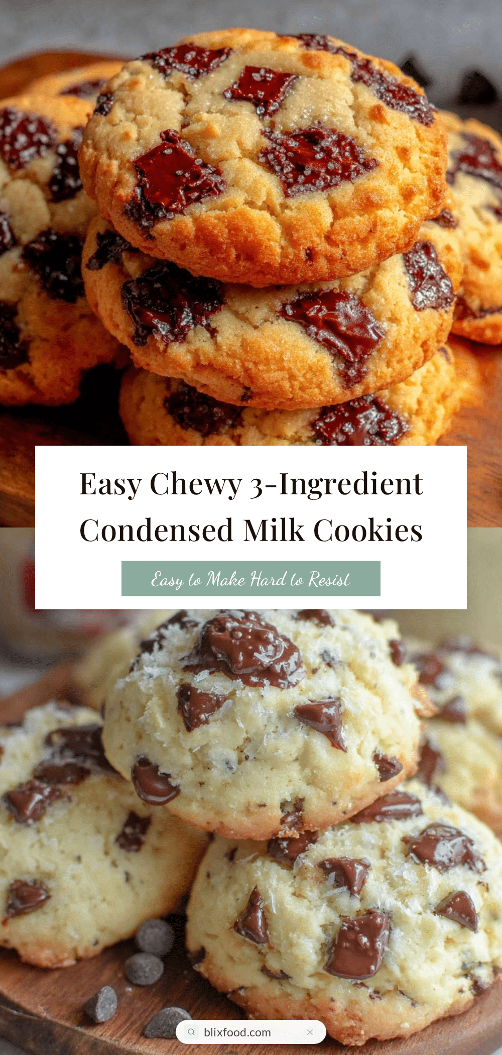 easy chewy condensed milk cookies recipe