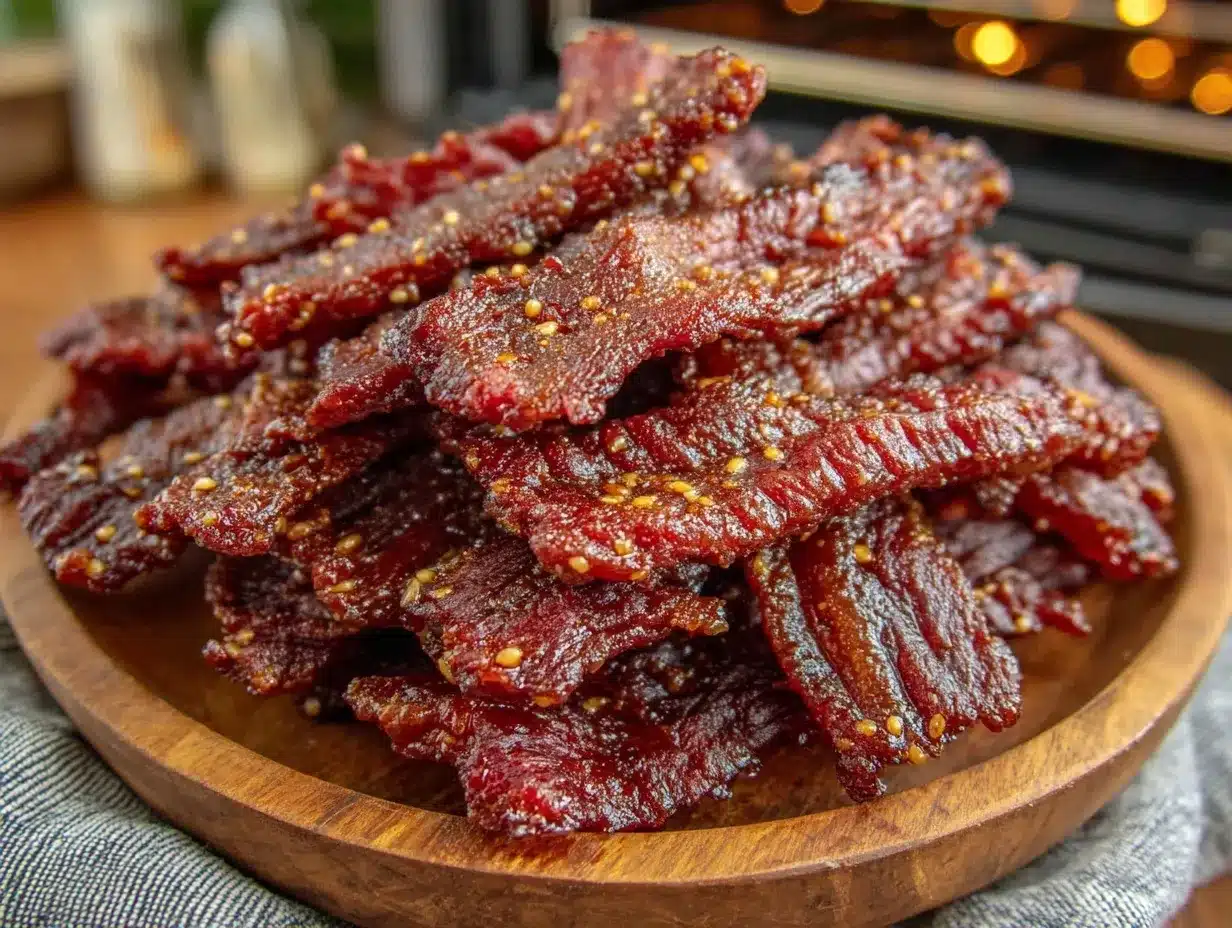 easy homemade teriyaki beef jerky preparation steps