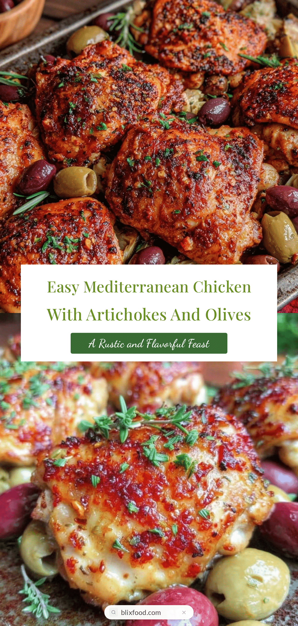 easy mediterranean sheet pan chicken recipe