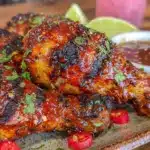 firecracker grilled chicken drumsticks - featured image