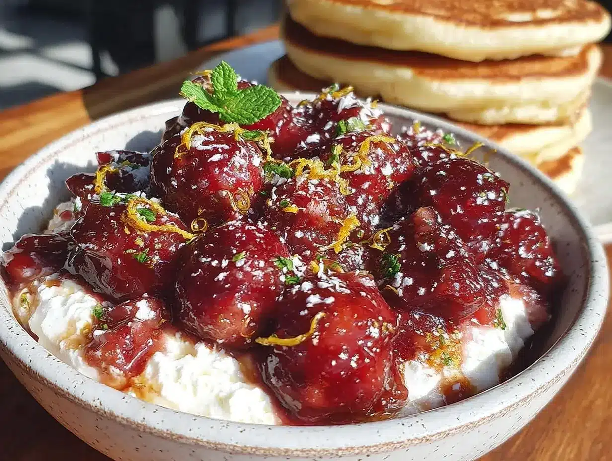 fresh rhubarb honey orange sauce preparation steps