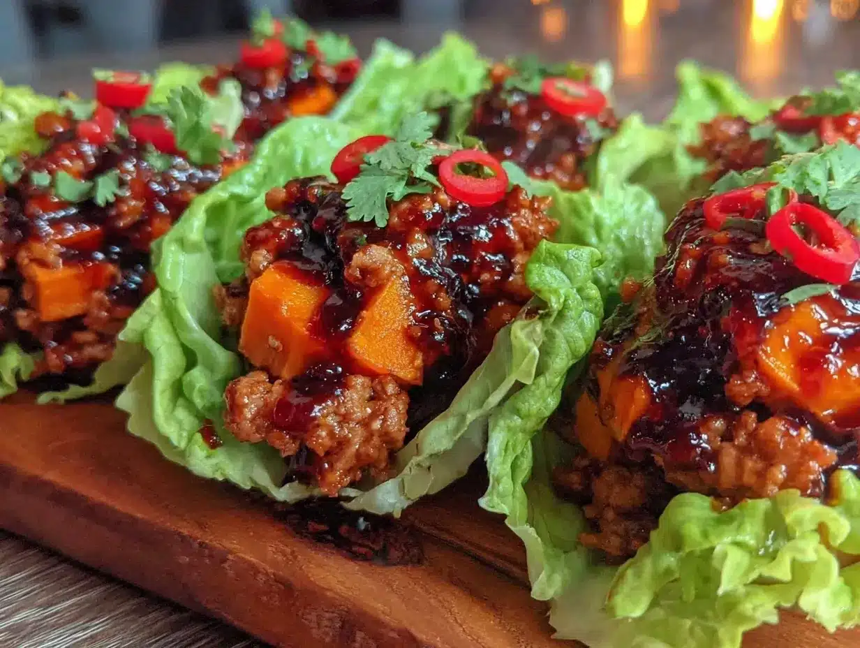 ground turkey lettuce cups preparation steps