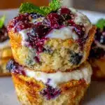 Healthy Almond Flour Blueberry Muffins - featured image