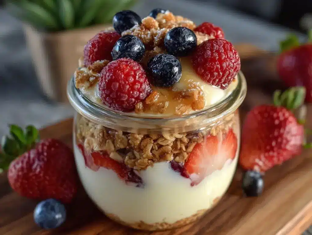 Healthy Greek Yogurt Parfait - featured image