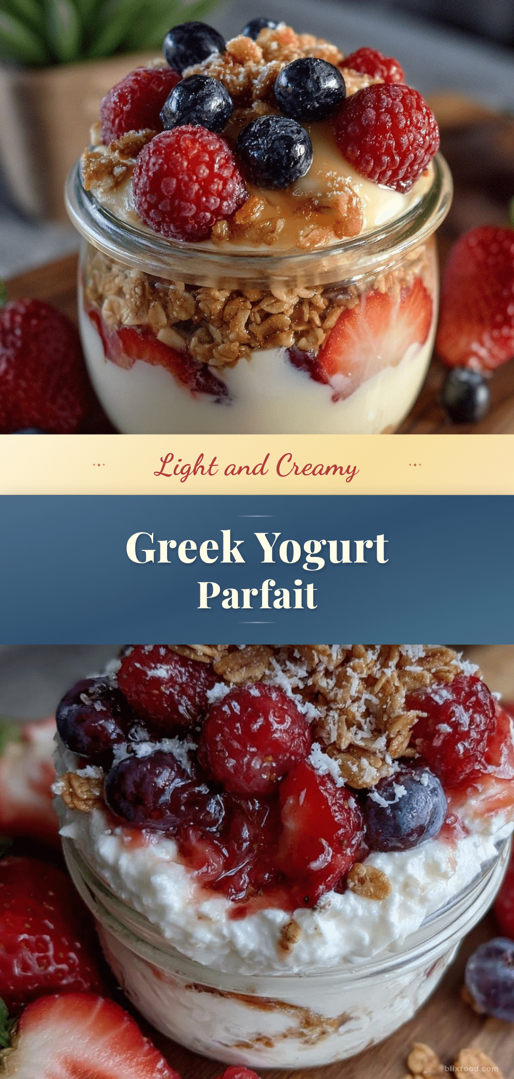 Healthy Greek Yogurt Parfait recipe
