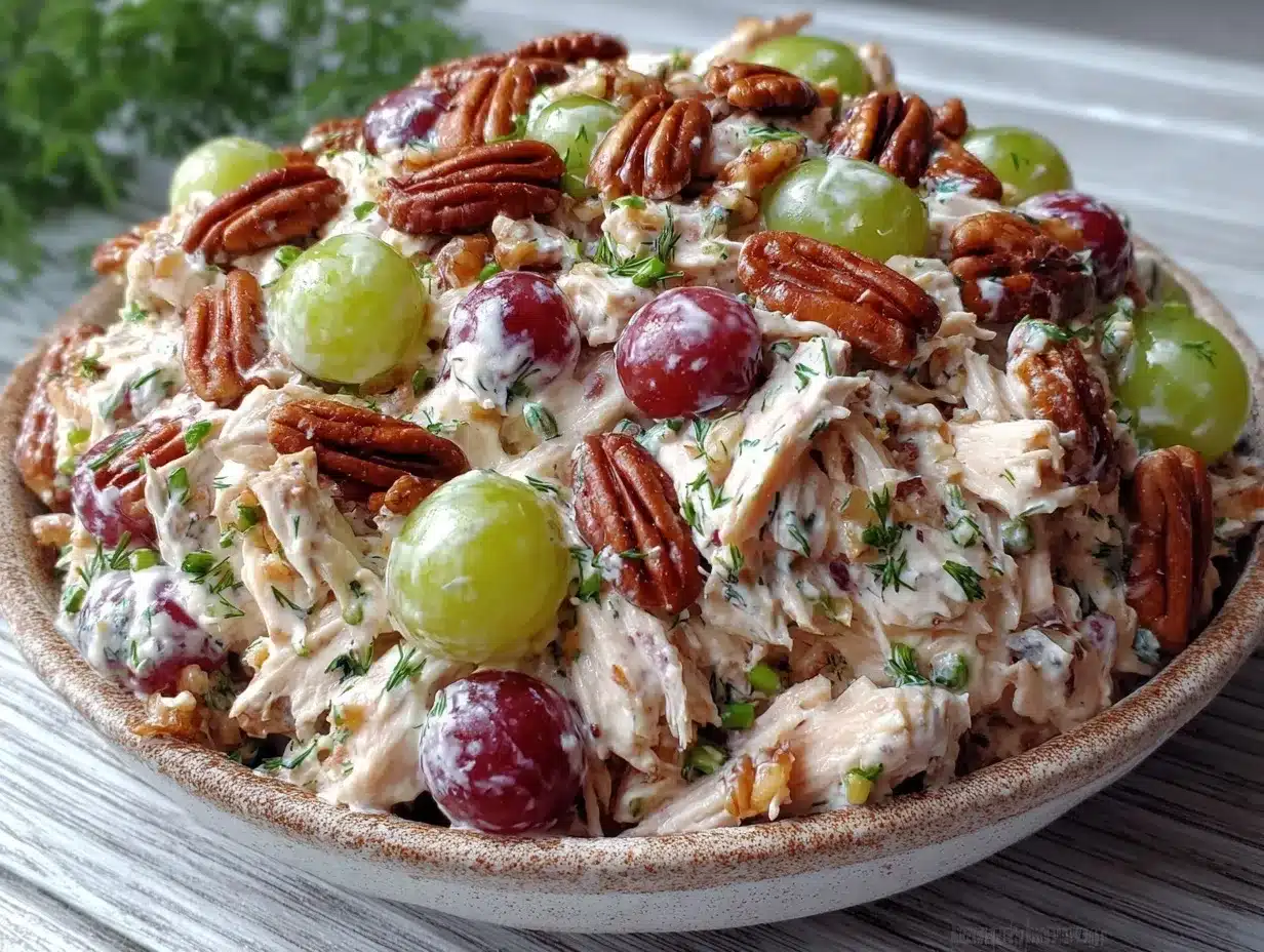 Healthy No-Mayo Greek Yogurt Chicken Salad preparation steps