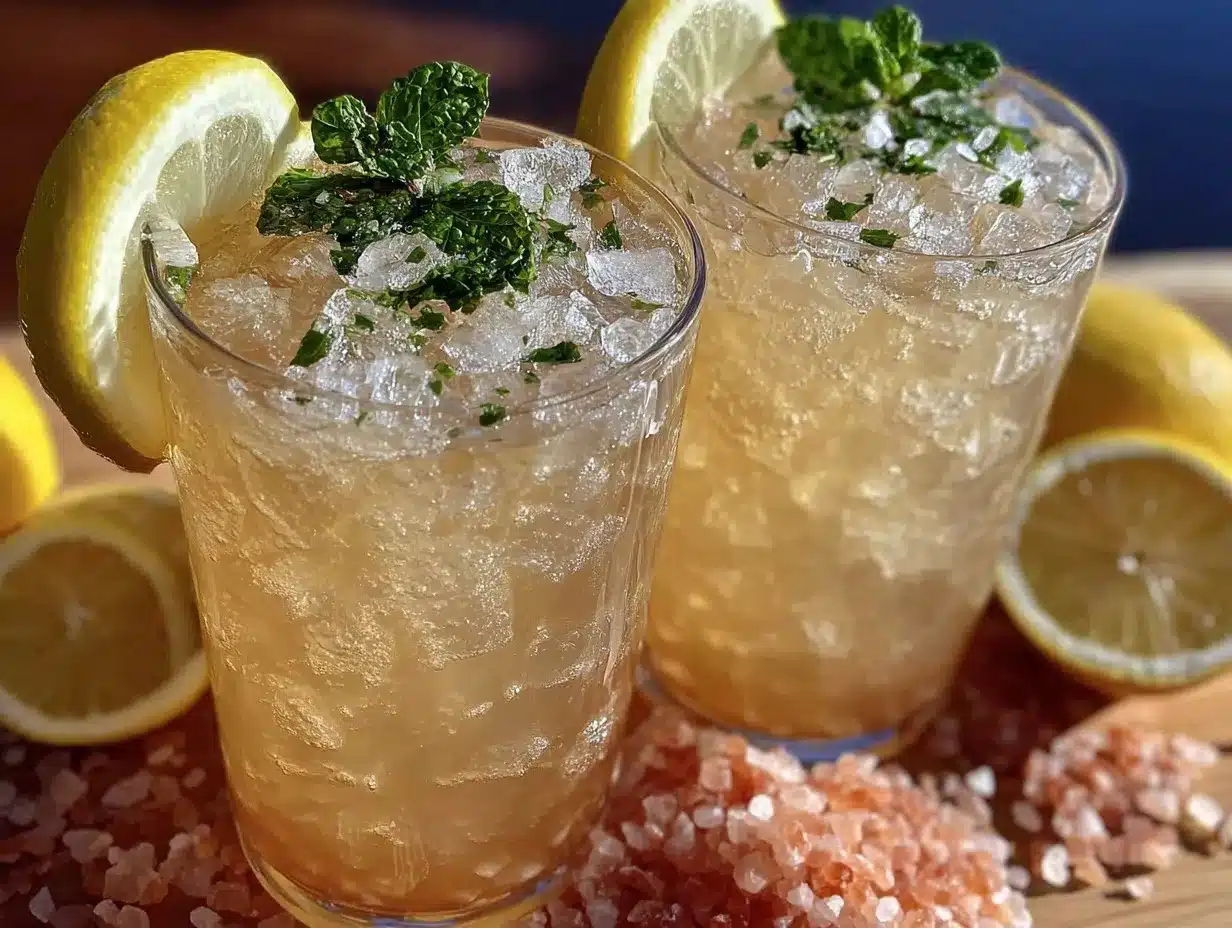 Himalayan pink salt sole water preparation steps