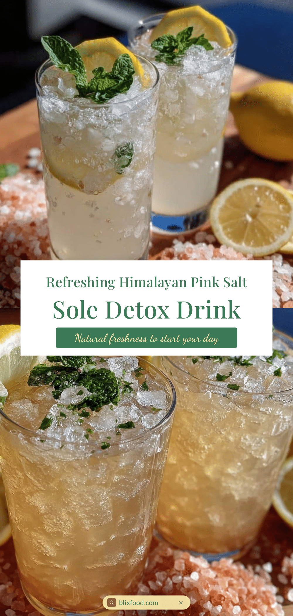 Himalayan pink salt sole water recipe