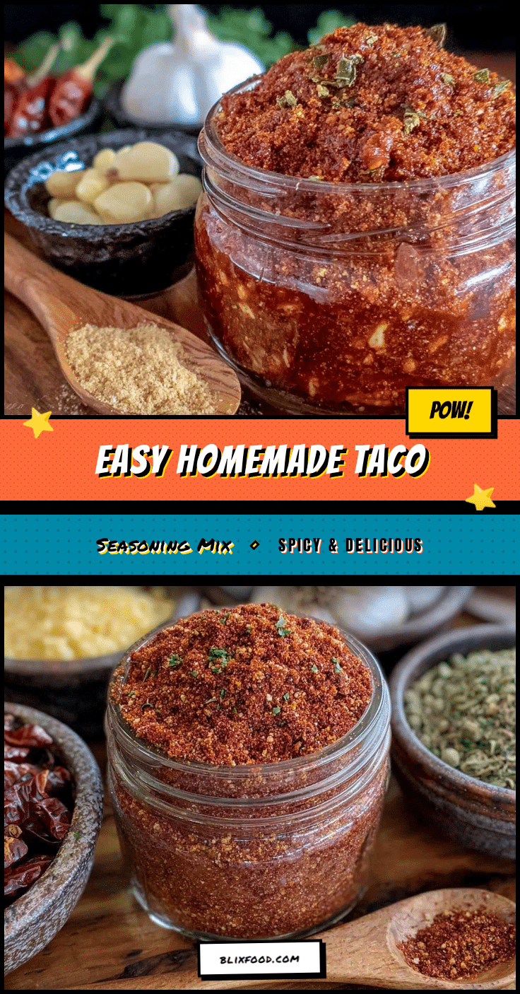 homemade taco seasoning mix recipe