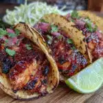 honey lime chicken street tacos - featured image