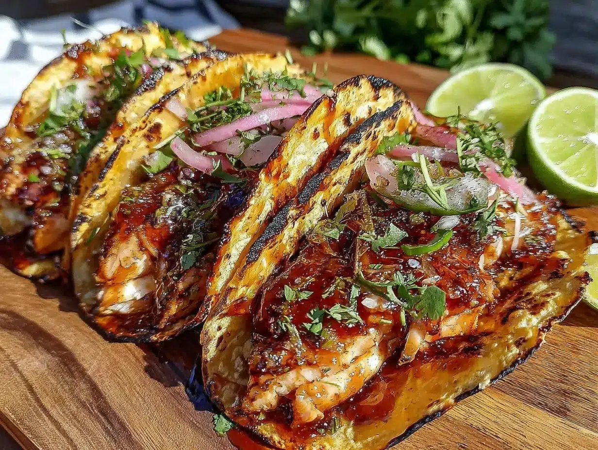 honey lime chicken street tacos preparation steps