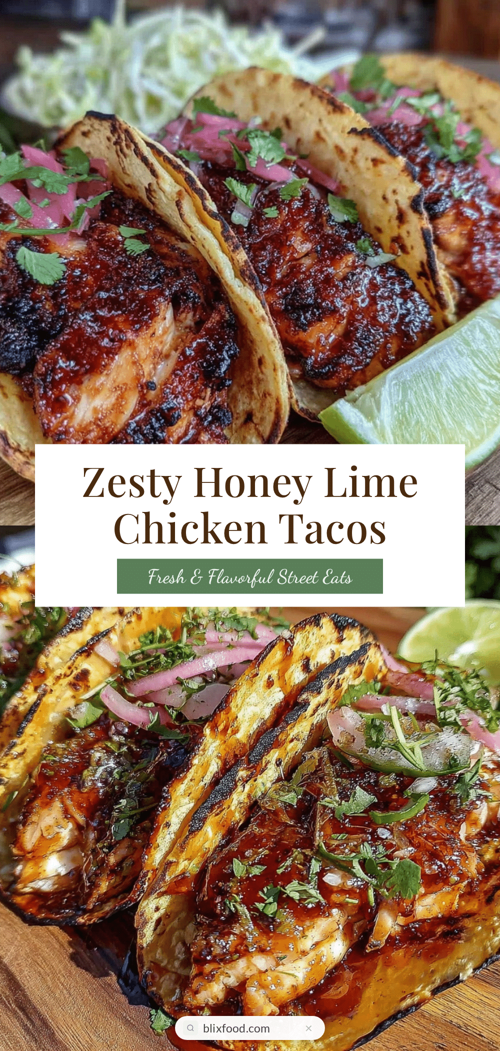 honey lime chicken street tacos recipe