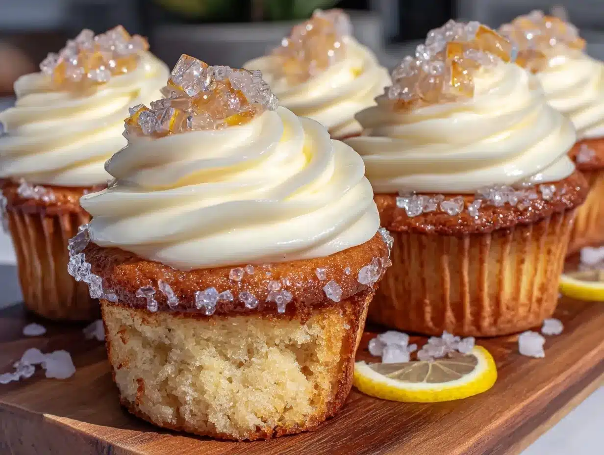 lemon drop cupcakes preparation steps