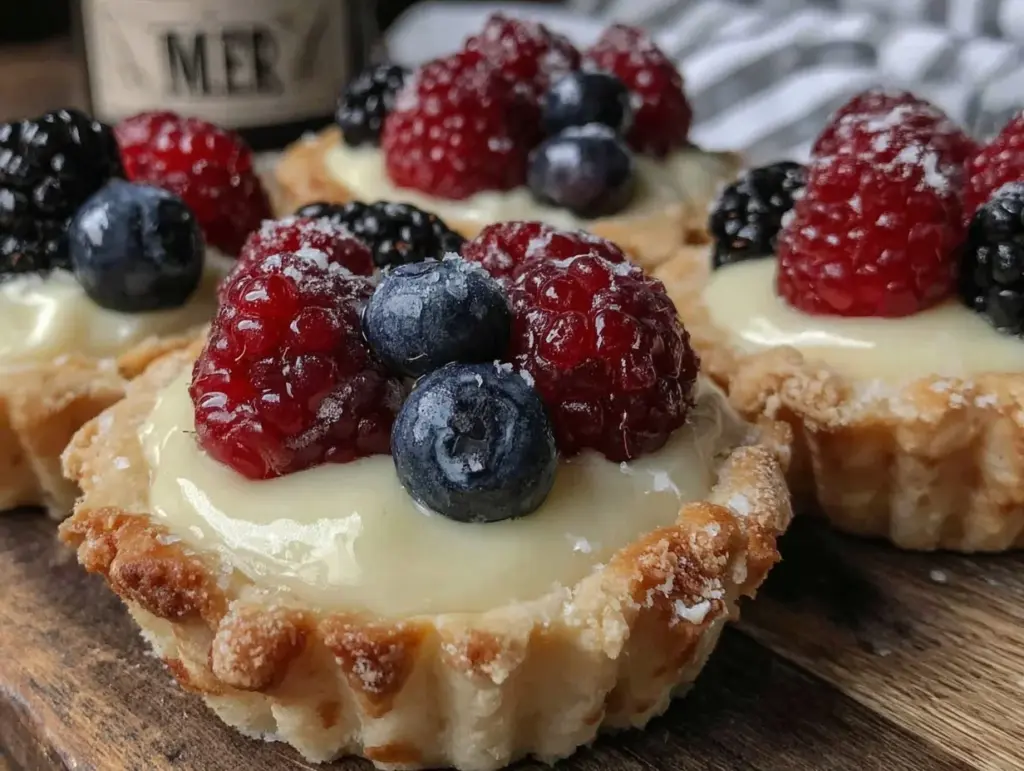 mini berry tarts - featured image