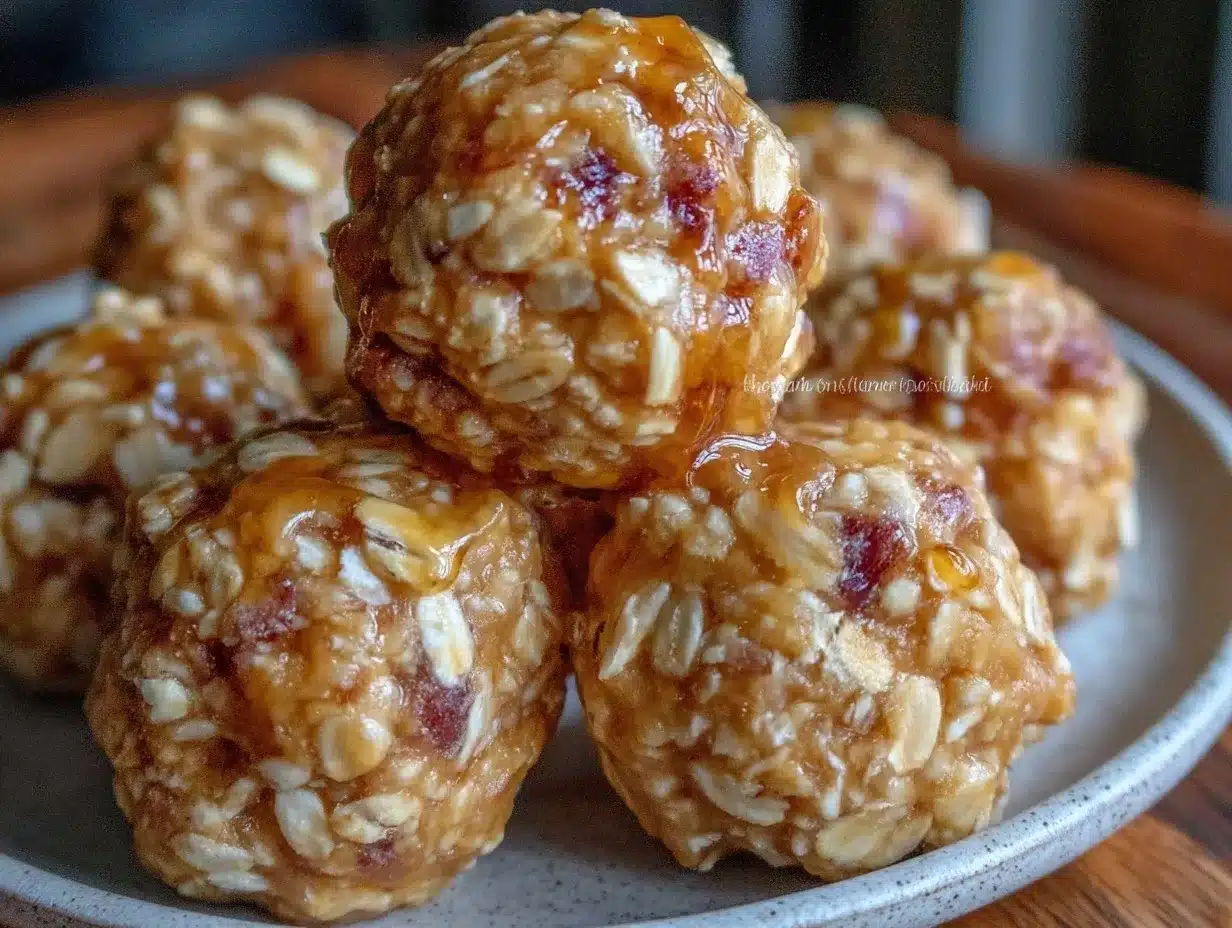 no bake peanut butter protein balls preparation steps
