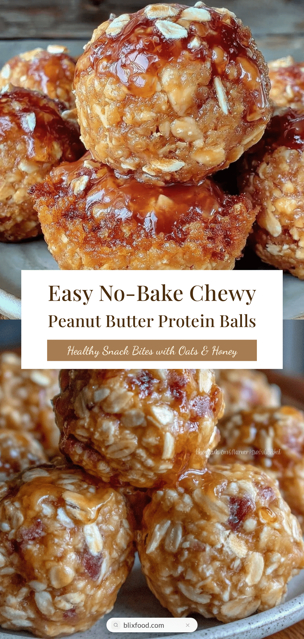 no bake peanut butter protein balls recipe