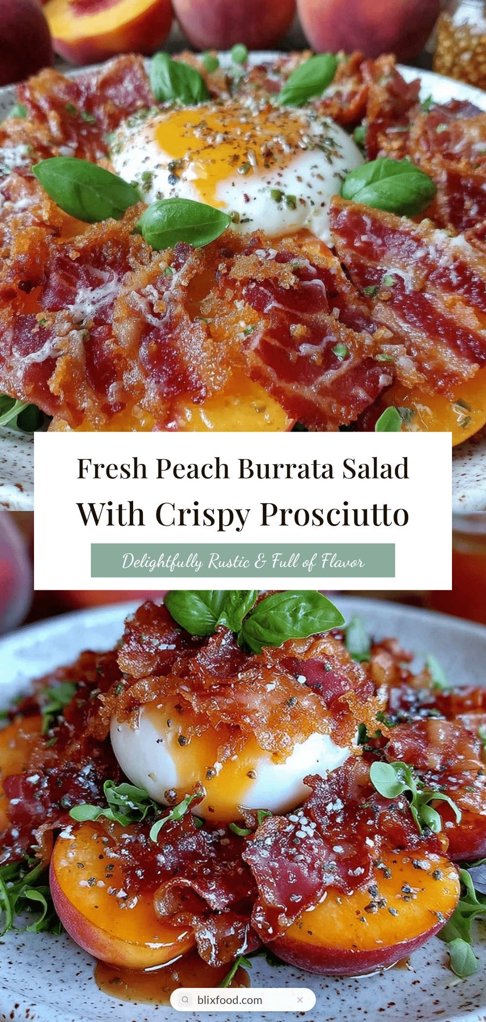 peach burrata salad recipe