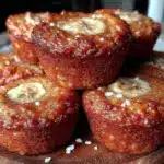 quick mini banana oat blender muffins - featured image