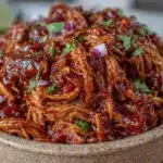 slow cooker chicken taco meat - featured image