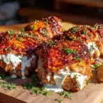 smoked chicken thighs recipe - featured image