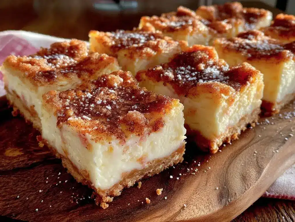 sopapilla cheesecake bars - featured image