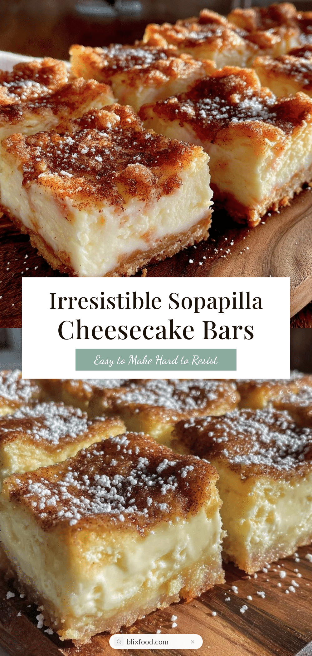 sopapilla cheesecake bars recipe