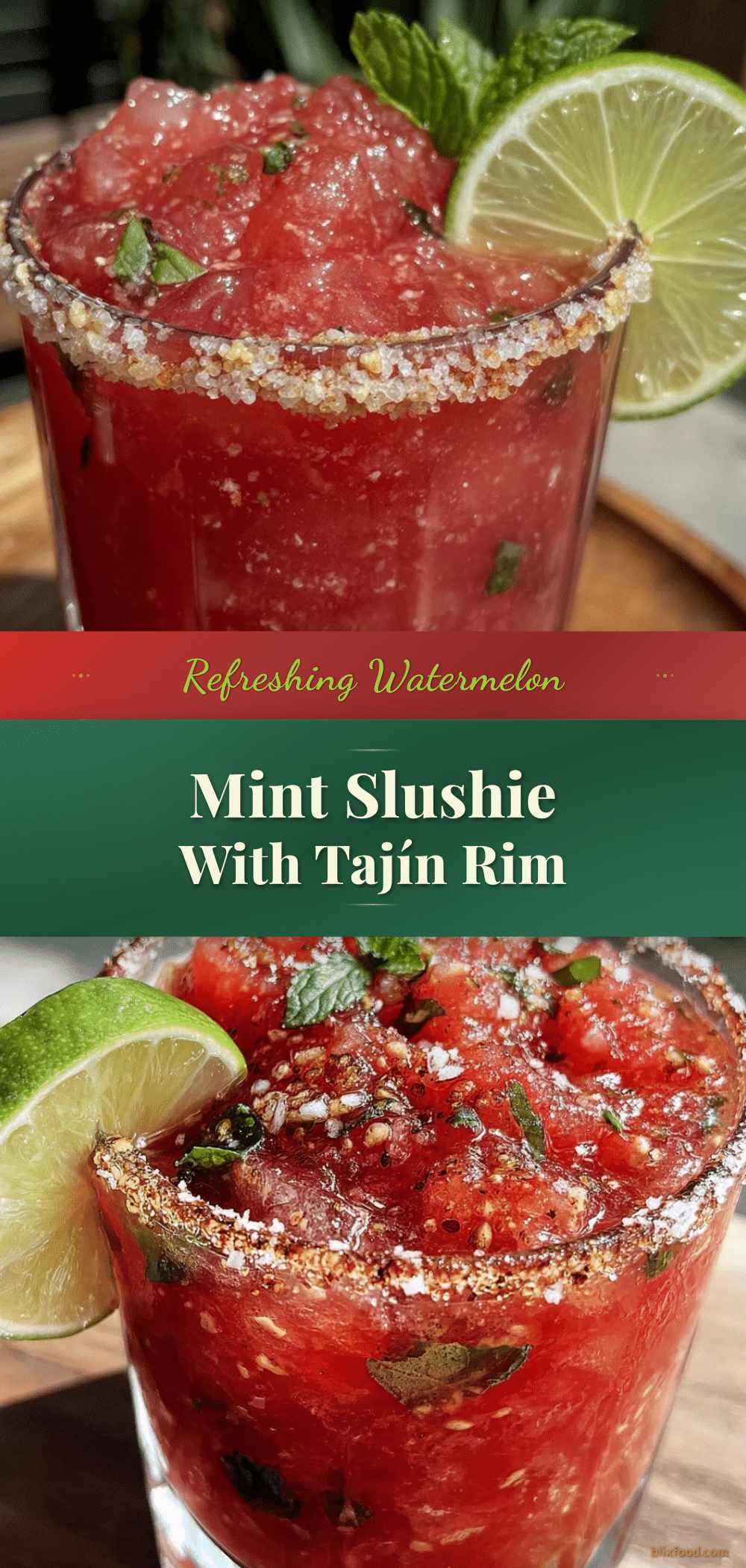 watermelon mint slushie recipe