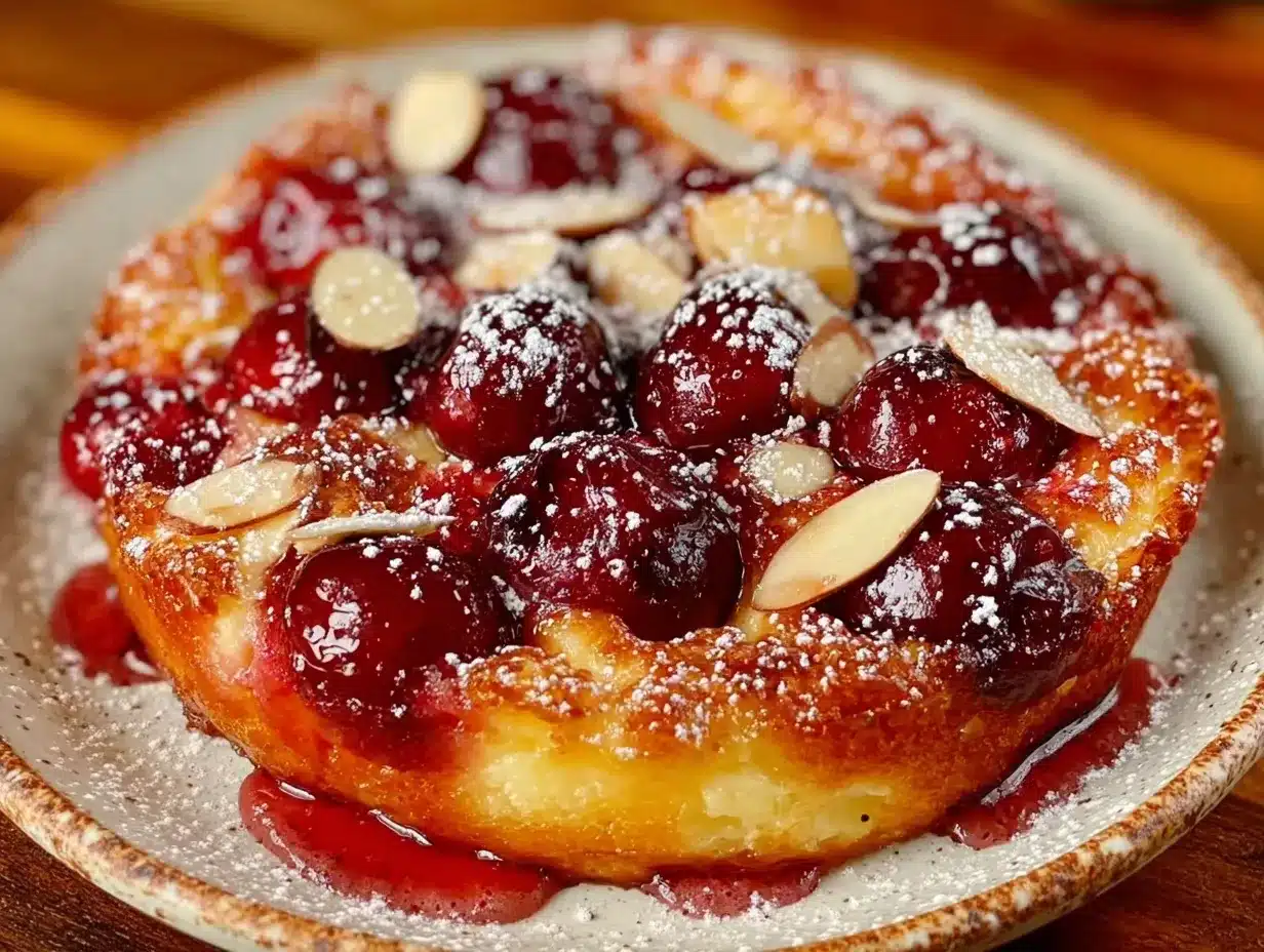 amaretto cherry clafoutis preparation steps